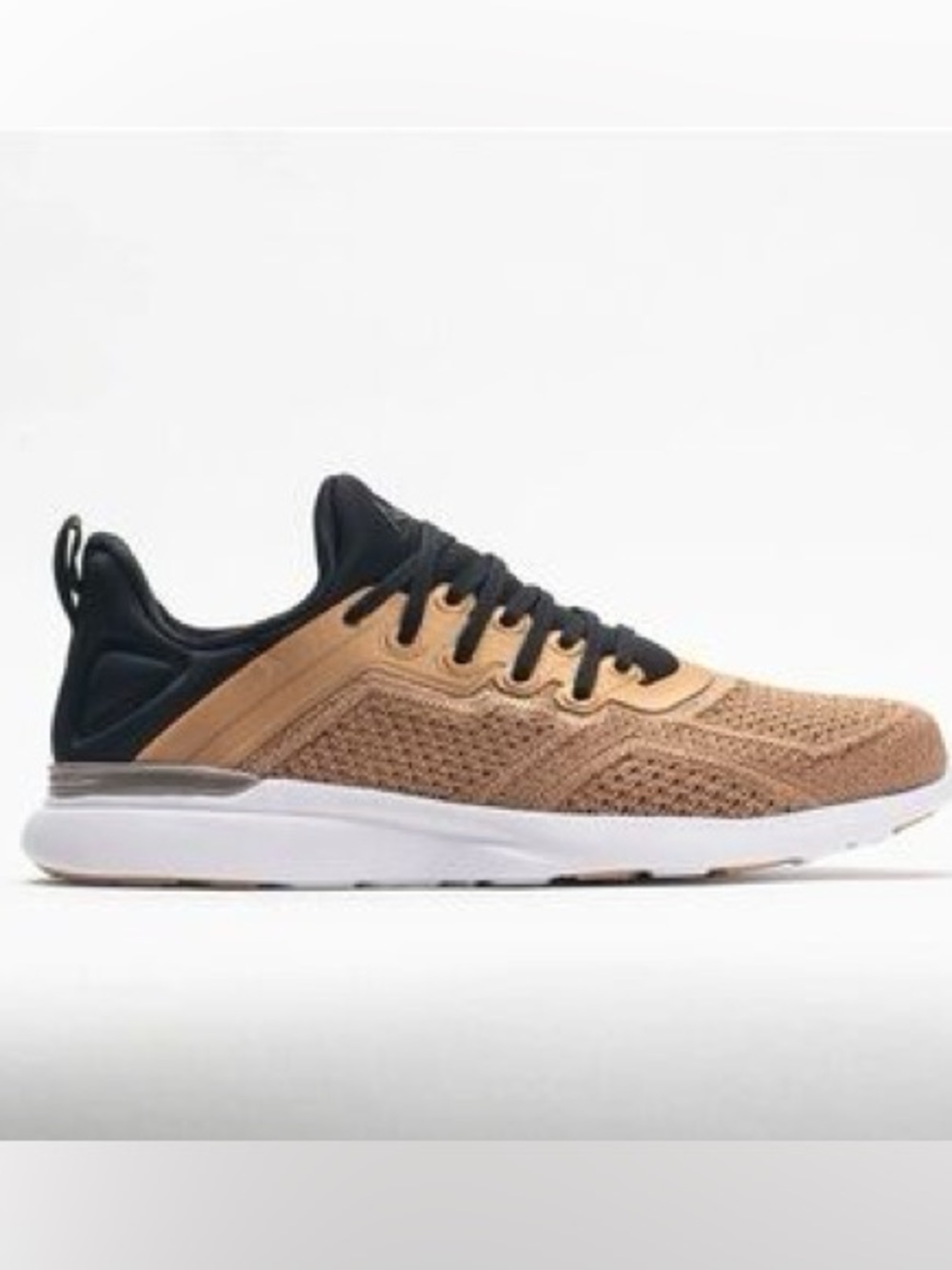 APL TechLoom Tracer women's sneakers in a rose gold and black knit colorway - Picture 16 of 16